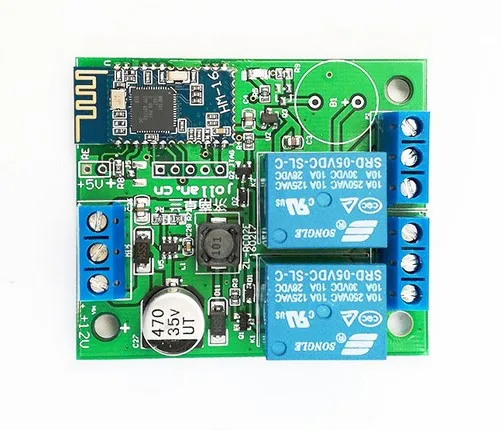 2 channels Bluetooth 4.1 Relay Controller 10A Wireless Remote Control by iOS Android APP Mobile Phone iBeacon compatible