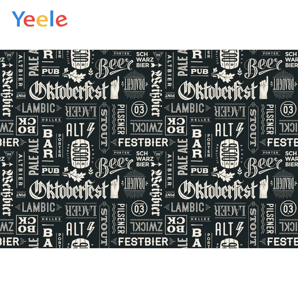 Yeele Oktoberfest фестивали карнавал вечерние Фото фоны пивной доски на заказ фотографии
