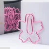 12pcs/lot TOP QUALITY Plated Pink Paper Clips Sakura Paper Needle Bookmark Metal Memo Clip Stationery Cherry Blossoms Box Clips ► Photo 2/6