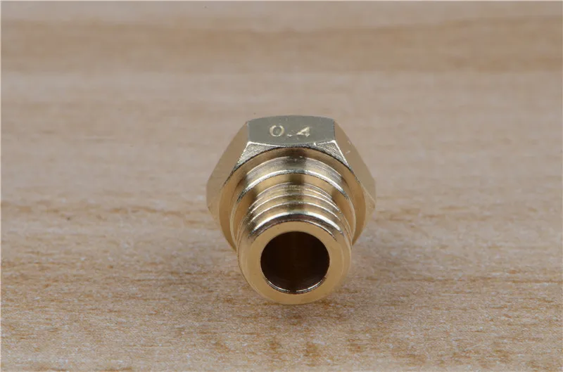 Fussor 2 шт. латунь MK10 сменная насадка M7 нить для Flashforge Creator pro Wanhao D4/I3 Dremel 3D-принтеры