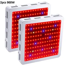 2Pcs Full Spectrum LED Grow Light Plants 900W Powerful Led Grow Lights For Indoor Panel For Flowering Plants