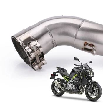 Z900 Exhaust Pipe Motorcycle Mid Link Pipe for Kawasaki Ninja 900 Slip On 51 mm Rear Escape Reserve Catalyst Modified Install - - Racext 12