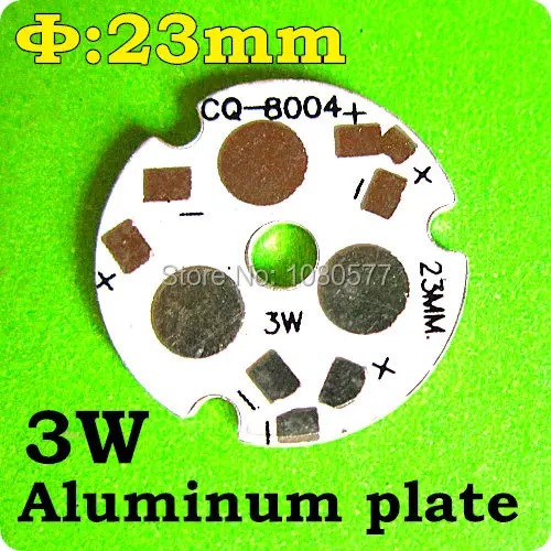 20pcs  1W/3W High Power LED Aluminum Base Plate 23mm 