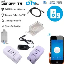 Sonoff TH10 TH16 DR IP66 Водонепроницаемый корпус Wi-Fi мониторинга переключатель Температура влажность Сенсор зонд умный дом автоматизация
