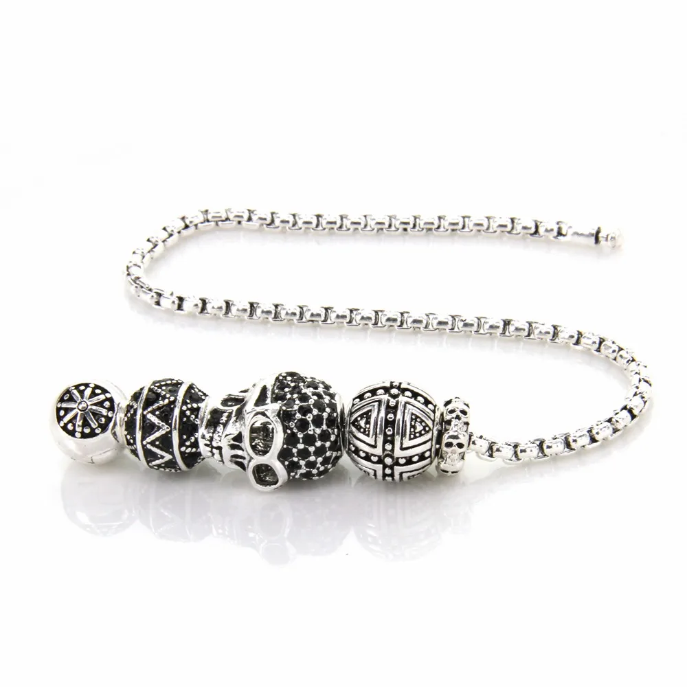 Браслет Thomas с зигзагообразными бусинами изображением героев Креста и