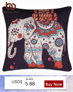 BeddingOutlet Boho Bedding Set Indian Elephant Black Printed Bohemia Duvet Cover Bedspread Twin Full Queen King Bed Set 4Pcs