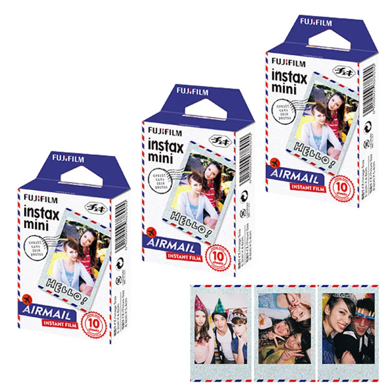 Fujifilm Instax Mini 8 Film Airmail Photo Paper 30 Prints