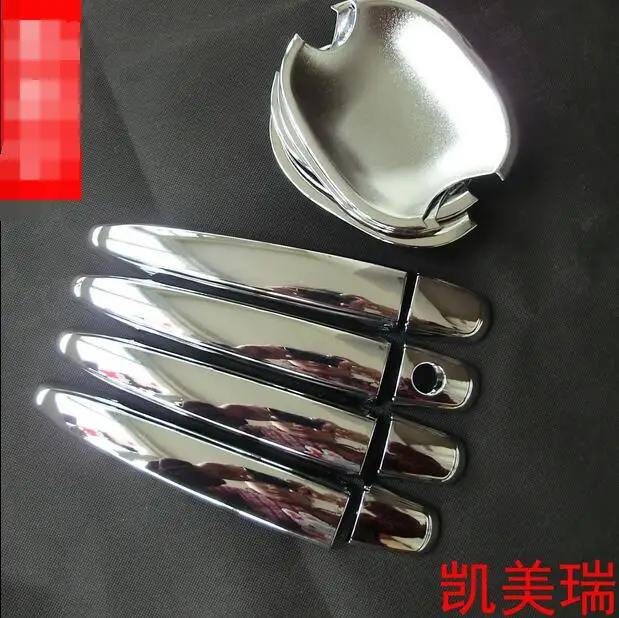 

RKAC CHROME DOOR HANDLE COVER BOWL CUP CAP TRIM MOLDING GARNISH ACCESSORIES FIT FOR TOYOTA CAMRY 2007 2008 2009 2010 2011
