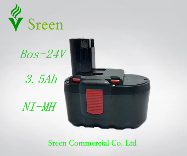 

New 24V NI-MH 3500mAh Replacement Power Tool Battery for Bosch 2 607 335 446 2 607 335 268 BAT299 BAT240 BAT031 BAT030