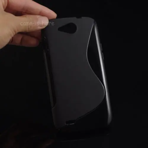 S Line soft TPU Gel Skin Cover Case for ZTE Blade Q Maxi Orange Reyo |