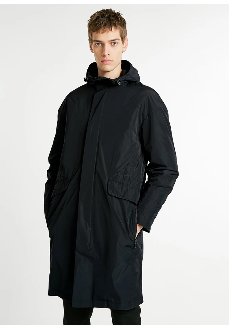JackJones Мужская парка с капюшоном пальто длинное стеганое пальто куртка мужская одежда 218309505