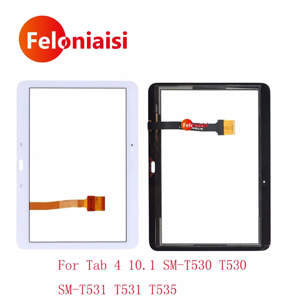 10.1&quot For Samsung Galaxy Tab 4 10.1 SM-T530 T530 SM-T531 T531 T535 Touch Screen Digitizer Sensor Front Outer Glass Lens Panel |