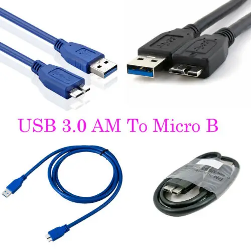 

0.4m USB 3.0 A Male to Micro B Male Super Speed Cable Adapter 2B18