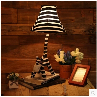 

fabric led e27 cottage table lamp cartoon cat children's room decorative fashion light adjustable desk lamp kid present DY-1168