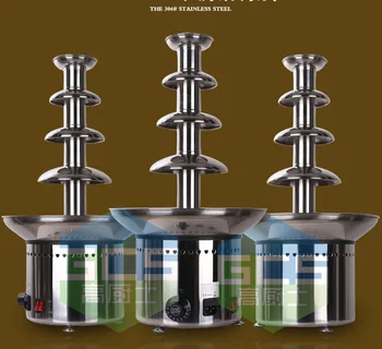 

Free shipping Commercial use 4 Tiers Chocolate fountain Machine Wedding fountain machine