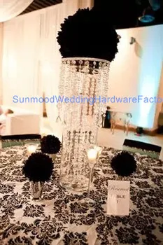 

new style metal acrylic crystal diamond flower arranging stand