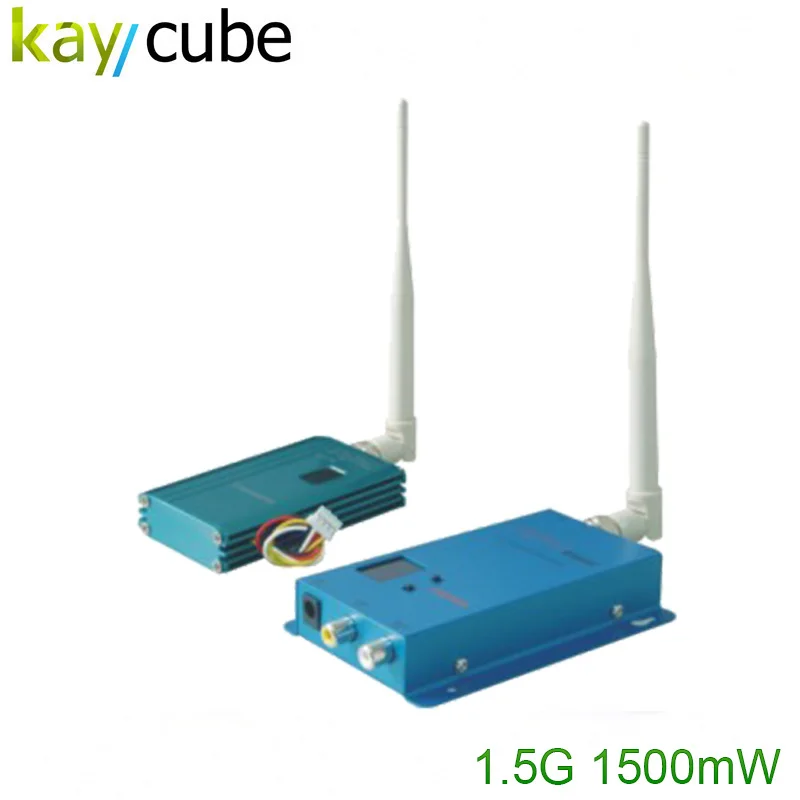 1.5 г Беспроводной 12ch передатчик и приемник Беспроводной комплект AV отправителя 1500 МВт Беспроводной устройства