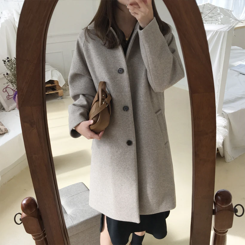 

Cheap wholesale 2019 new Autumn Winter Hot selling women's fashion casual Overcoat BC59