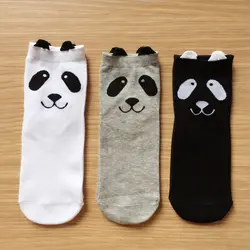 Для мужчин женщина стильная футболка с изображением персонажей видеоигр панда с пятью пальцами носки до лодыжки женские носком носки