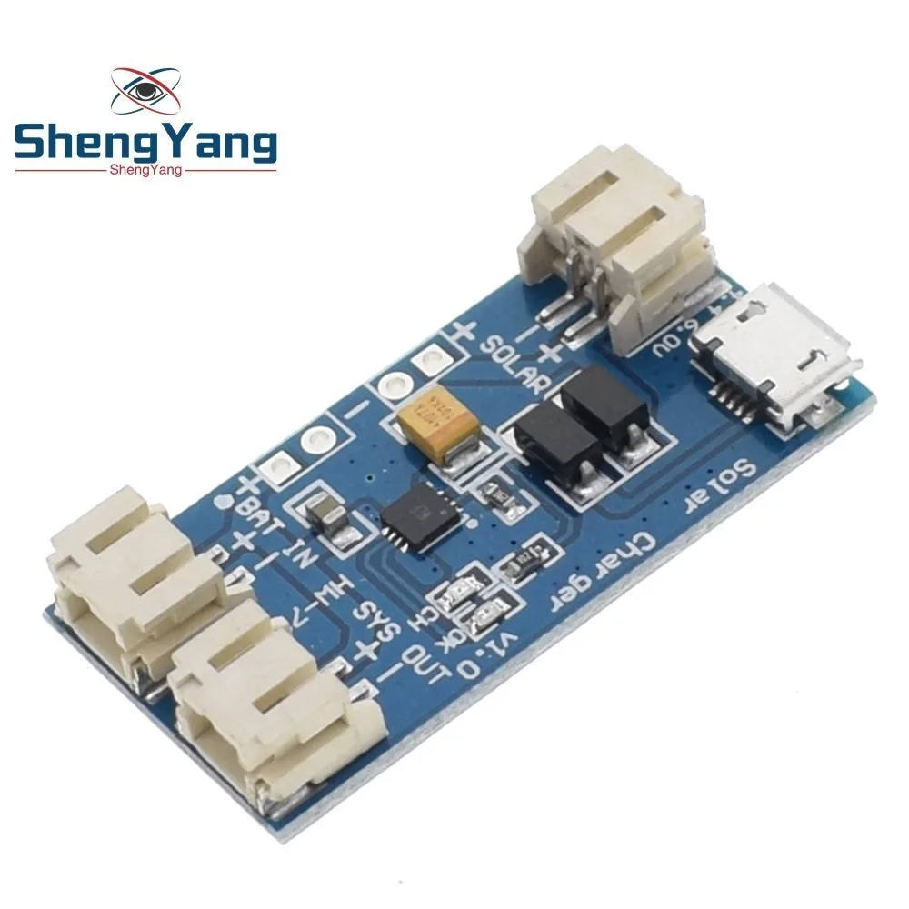 

ShengYang 500Ma Mini Solar Lipo Charger Board CN3065 Lithium Battery Charge Chip DIY Outdoor Charging Board Module For Arduino