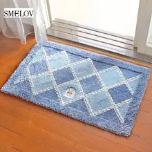 Мягкий мультяшный коврик для ванной комнаты, водопоглощающий домашний коврик для входа в гостиную, балкон, кухонный коврик для туалета