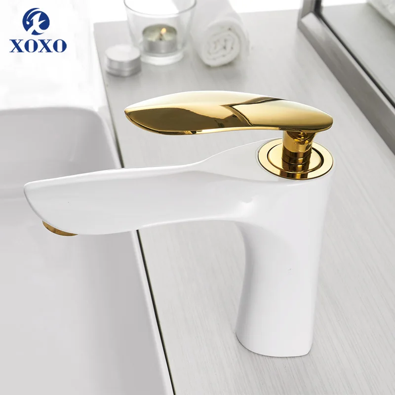 Preise XOXO Becken Armaturen Warmen und Kalten Bad Wasserhahn Wasser Becken Mischbatterie Chrom Einzigen Griff Becken Wasser Waschbecken Mischbatterie 20055