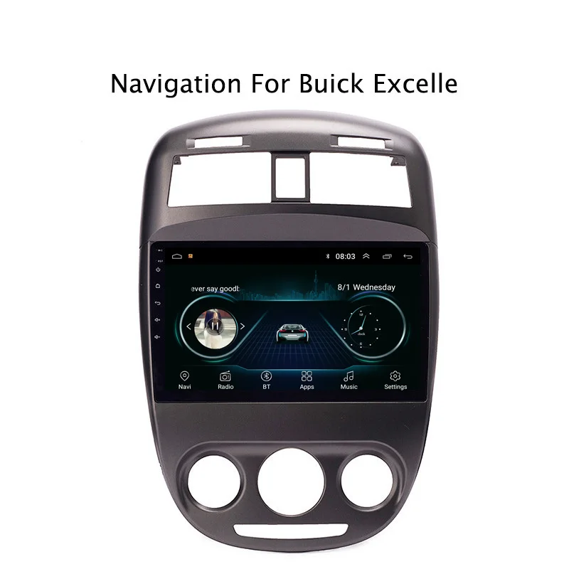 Top 10.1" 2.5D IPS Android 8.1 Car DVD GPS Player For Buick Excelle Car Radio Stereo Head Unit with Navigation 0