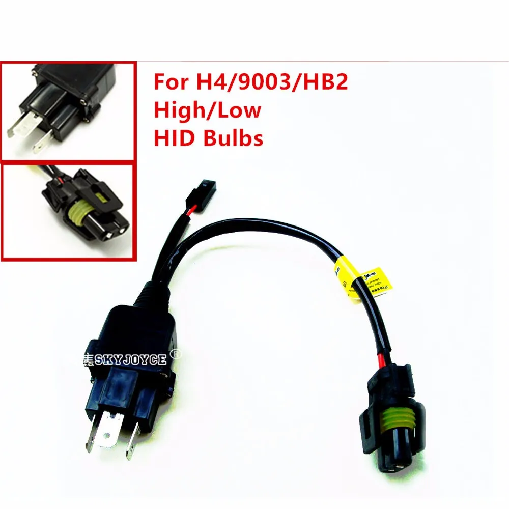 35W H4 bixenon 3000K 4300K 6000K 8000K 10000K 12000K 30000K Bi Xenon H4-3 HiLo HID Bulbs Bi-Xenon H4 controller relay harness
