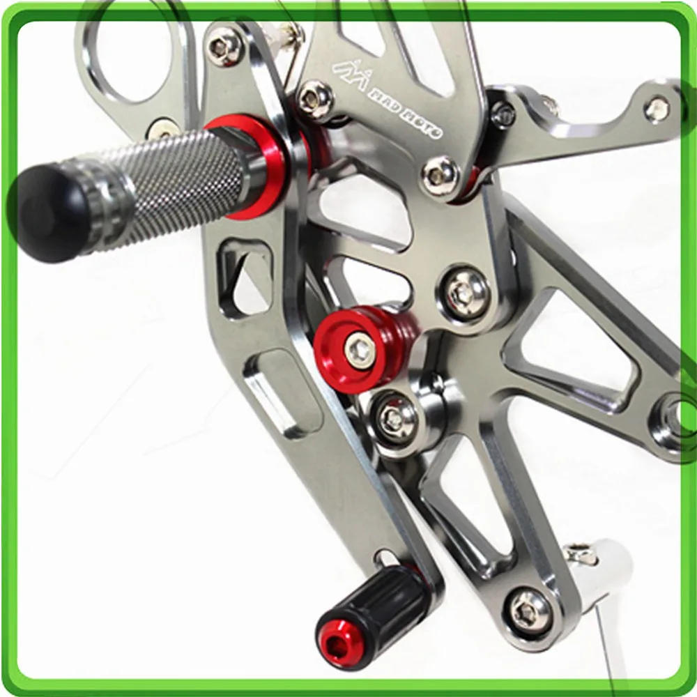 New Full Rearsets Footrest Foot Rest Pegs Rear Set For BMW S 1000 R S1000R 2014 2015 2016 2017 (6)
