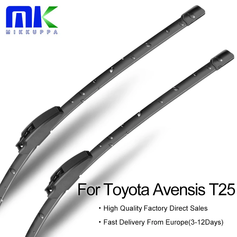 Передняя Щетка стеклоочистителя MIKKUPPA для Toyota Avensis T25 2003 2004 2005 2006 2007 2008 ПАРА 24 &quot+