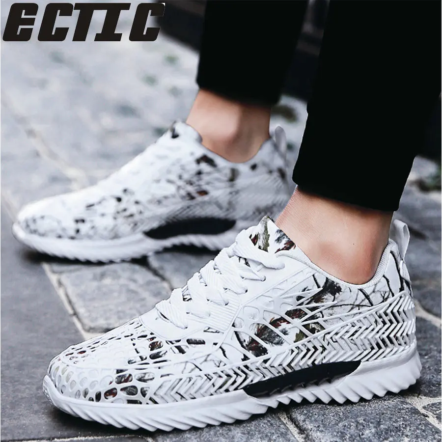 

QWEDF 2019 Fashion Breathable Sneakers soft Men Shoes Plus Size Camo Casual Men Shoes Unisex Comfortable Soft Sole Shoe DP-141