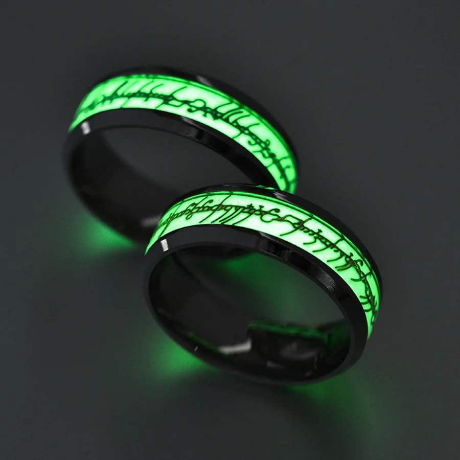 New Original Luminous Ring Glow In The Dark Concert Fluorescent Ring