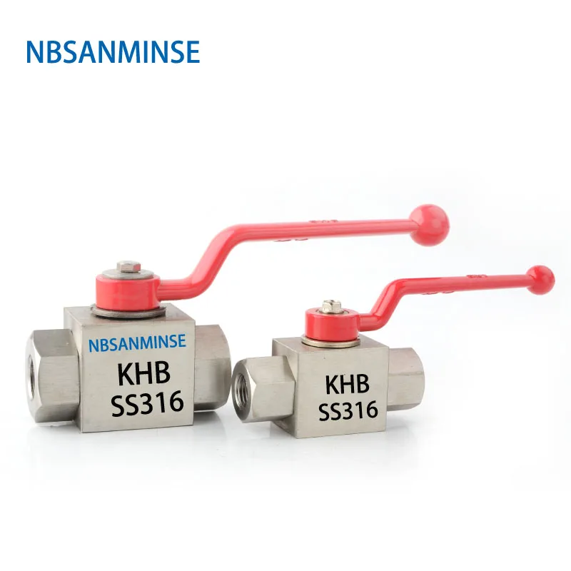 

NBSANMINSE Stainless Steel High Pressure Ball Valve KHB with NPT G 2 Anti corrosion design Engineer Industry Application