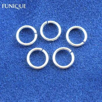 

FUNIQUE Open Jump Rings For Making Jewelry Sterling Silver Split Rings Findings Link Loop Connector DIY Crafts 5x0.6mm, 20PCs