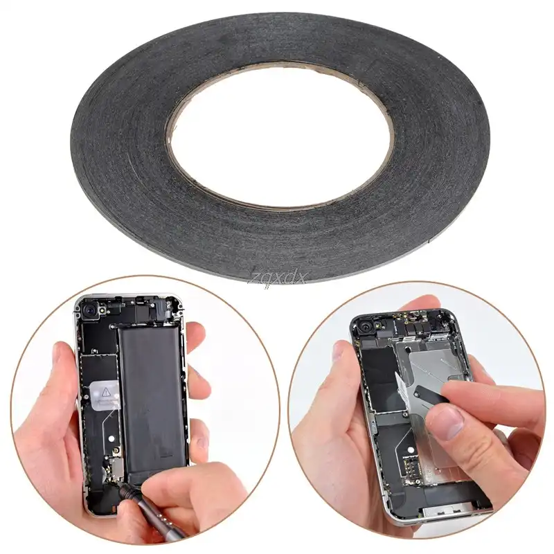 3mm Cinta de Doble Cara Adhesivo Pegajoso Goma Teléfono Móvil Pantalla Táctil LCD