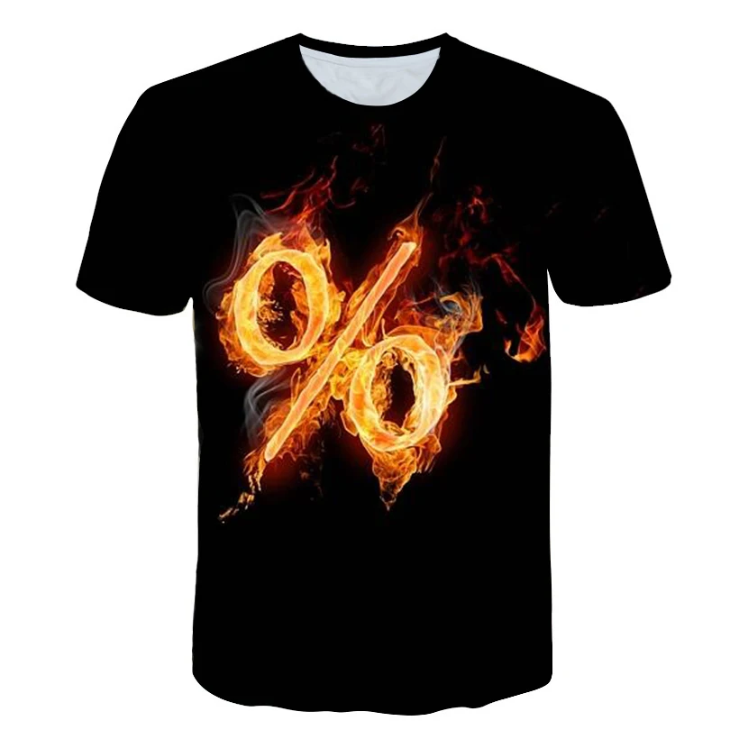 2019 новые модные брендовые футболки мужские и женские летние 3DT-shirt Symbol % Printed T-Shirt O-Collar T-Shirt