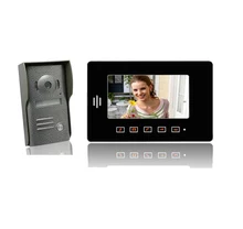 Envío Libre Nuevo Cable 7 “Pantalla a Color Video de La Puerta Sistema de Intercomunicación teléfono + 1 Monitores + 1 Cámara timbre de la Puerta A Prueba de agua En la Acción
