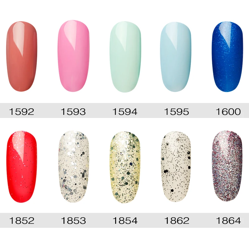 Nailwind ногтей 1467 1864 Цвет черный флакон 7 пилка для половины полу Перманентный лак УФ