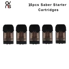 15 шт., оригинальные стартовые картриджи Ovns Saber, аксессуары для электронной сигареты, 1,8 мл, распылитель Vape, Ом, электронная сигарета, испаритель