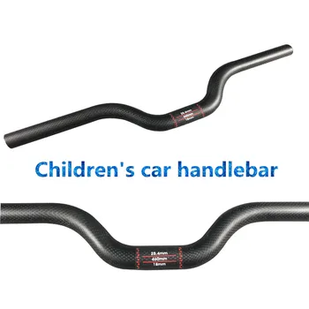 

Carbon Fiber Children's Car Handlebar 25.4 *440/460/480/500/520/540/560/580/600/620mm Full Ultralight Sturdy Cycling Road bike