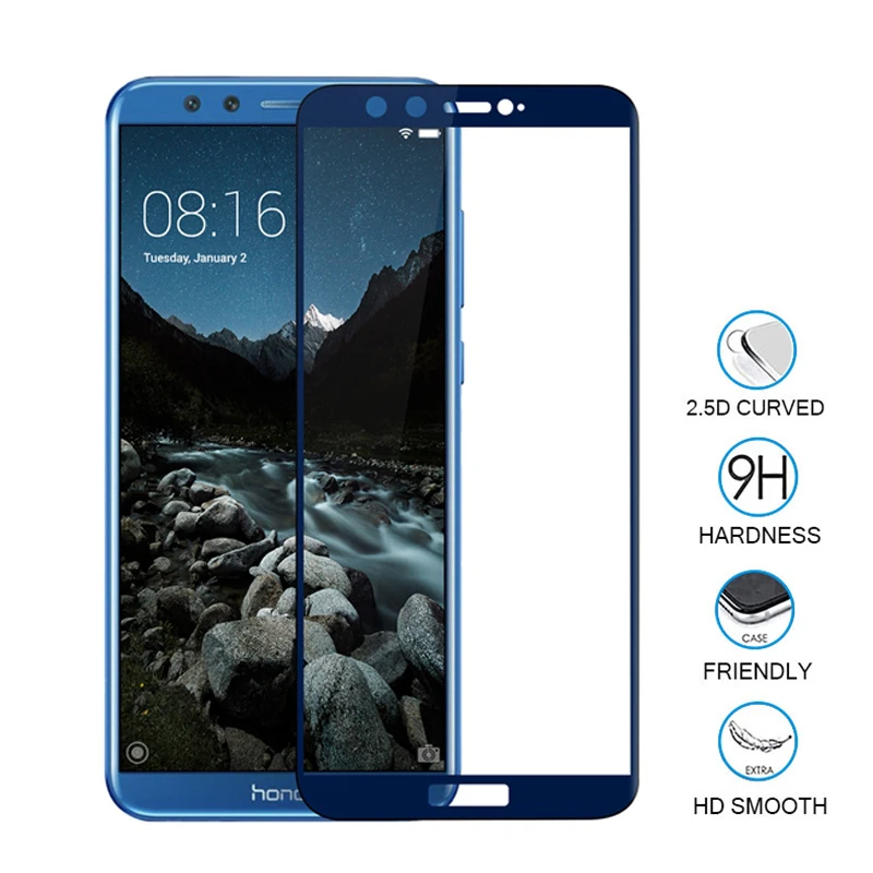 

For Huawei Honor 9 lite light Protective Glass Full Cover on For Honor 9 lite 5.65 inch Screen Protective Tempered Glass 9lite