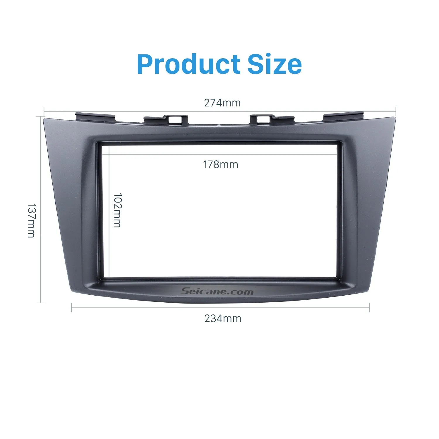 Seicane 2Din 178*102 мм Автомобильная Радио фасции рамка DVD интерфейс установка приборной панели для Suzuki Swift 2012