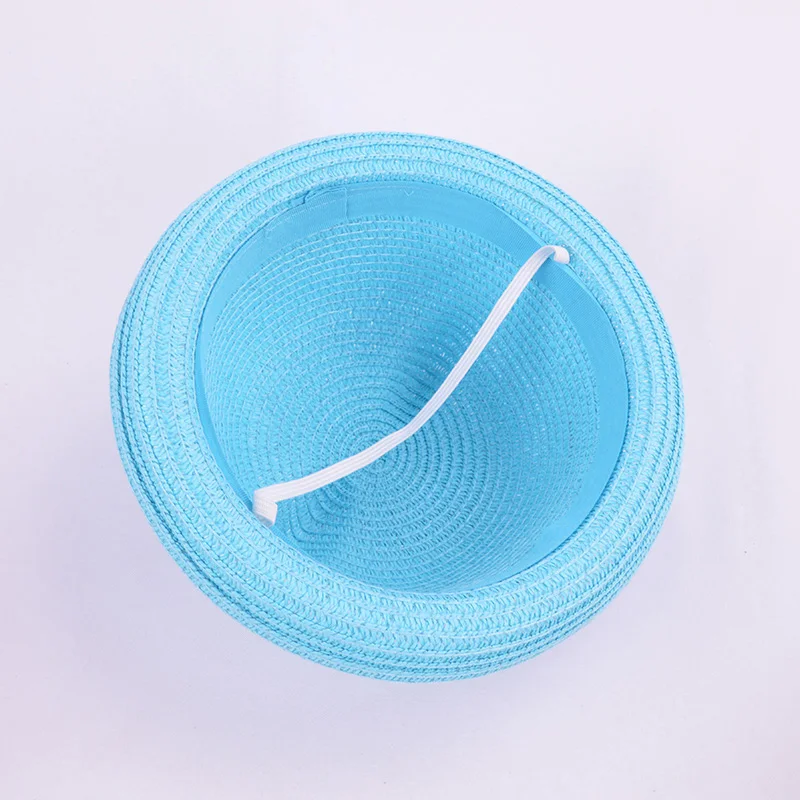 Baby Hat Kids Bucket Hat Kids Sun Hat Fashion Lovely Girls Boys Straw Hats Headdress Summer Kids Baby Bucket Sun Hat Cute Ear Solid Floppy Beach Cap For Children