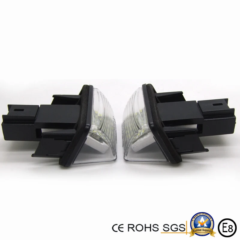 Светодиодный номерной знак для Citroen C3 C5 Berlingo 2 шт. 12 В Peugeot 206 207 306 307 308 406 407 5008 C5|license