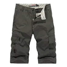 Для мужчин шорты Повседневное Мужская Мода Шорты-карго мужчина армии workoutshort Homme хлопковые шорты