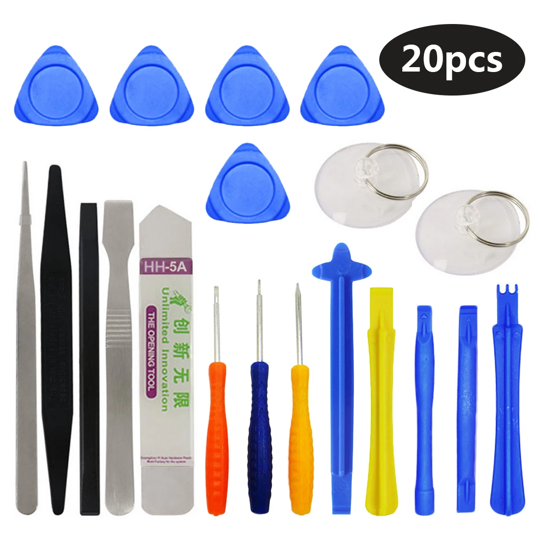 

Screwdriver Set 20 in 1 Mobile Phone Repair Tools Kit Spudger Pry Opening Tool for iPhone iPad Samsung Cell Phone Hand Tools Set