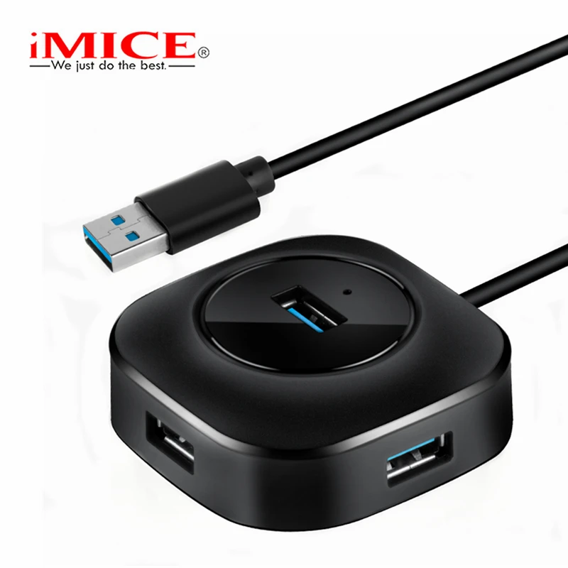 

iMice USB HUB 3.0 Multi USB 3.0 HUB Splitter 4 Ports Cable 25cm / 100cm Micro Multiple USB Port Expander for PC Computer