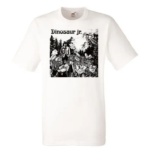 Динозавр JR белый Herren футболка Для мужчин рок-группа | Мужская одежда