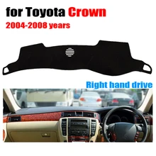 Крышка приборной панели автомобиля коврик для TOYOTA CROWN 2004 до 2008 лет правым приводом dashmatt pad dash коврики аксессуары для приборной панели
