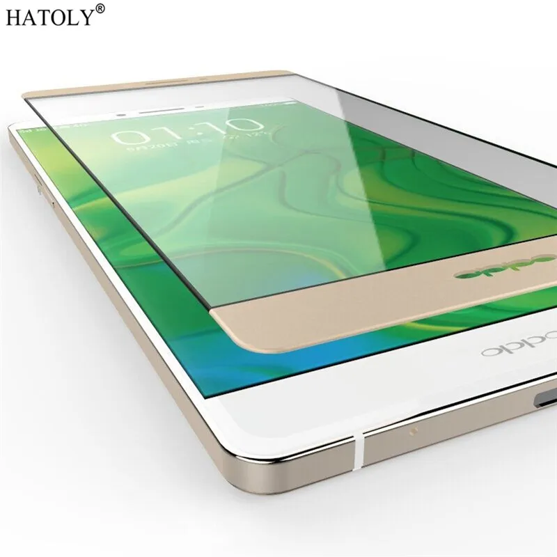 2 шт. Защитное стекло для экрана OPPO R7 Plus полное покрытие закаленное Защита от